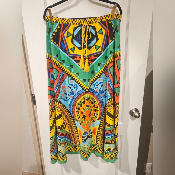 Flying Tomato Dresses & Skirts - Flying Tomato Colorful Boho Aztec Print Maxi Skirt Womens Size Small